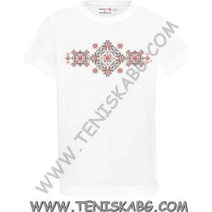 PROMOSTARS Тениска - Шевица принт 006