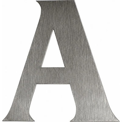 Domové číslo 120mm nerez písmeno "A" Nerez