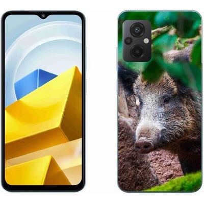 Pouzdro mmCase Gelové Xiaomi Poco M5 4G - divoké prase