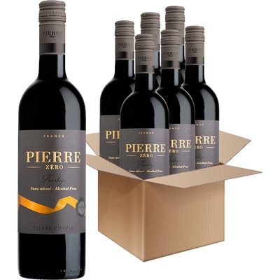 Prestige nealko víno barik polosladké tiché červené víno 6 x 0,75l
