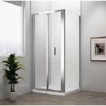 POLYSAN Easy Line - Душ ъгъл 90x80 см, L/R вариант, прозрачно стъкло/хром EL1990EL3215 (EL1990EL3215)