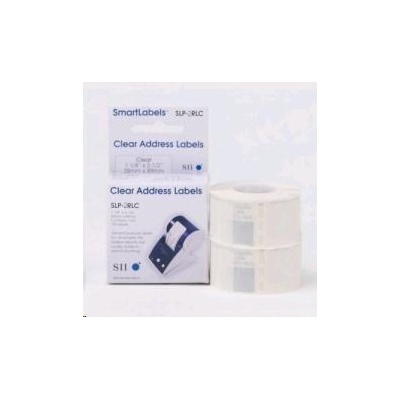 Seiko Instruments Seiko SLP-2RLC адресни етикети - прозрачни, 28x89мм 130 бр/роля (съдържа две роля) (SLP-2RLC)