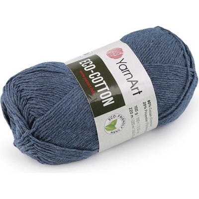 Pletací příze Eco-Cotton 100 g Varianta: 12 (773) šedá, Balení: 1 ks 55046/138279/263233