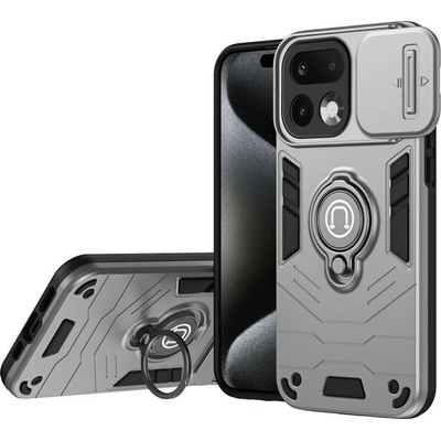 VSECHNONAMOBIL 147861 CAMPROTECT Obal s držákem pro Realme 16 Pro 5G šedý – Zboží Živě