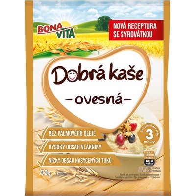 Bonavita Dobrá kaša ovsená natural 55 g