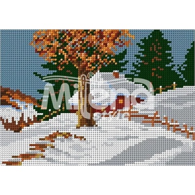Milena Style Зимна приказка - гоблен със схема