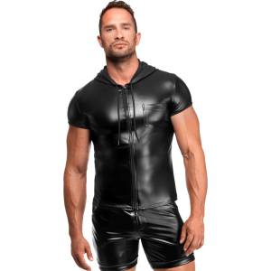 Noir Handmade H085 Vexen Hooded T-Shirt Black S