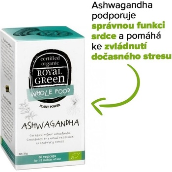 Royal Green Bio Ashwagandha 60 kapslí