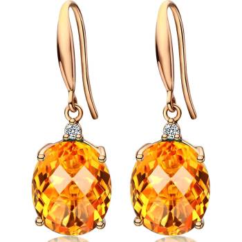 HARAHU Обици em-23556 - Златна / Жълта kp23556 (em-23556)