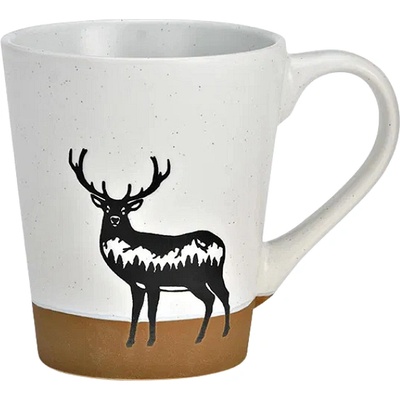 WURM Коледна чаша с елен, бяла, 360мл (1583)