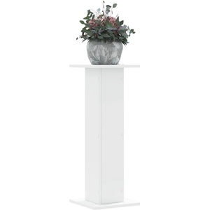 vidaXL Стойки за растения 2 бр бели 30x30x80 см инженерно дърво (3307864)