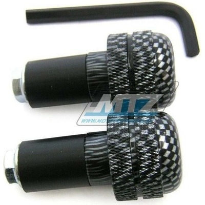 Koncovky/závaží řidítek ANTIVIBRATION - carbonové (pro vnitřní průměr řidítek ¤17mm) 23-96412