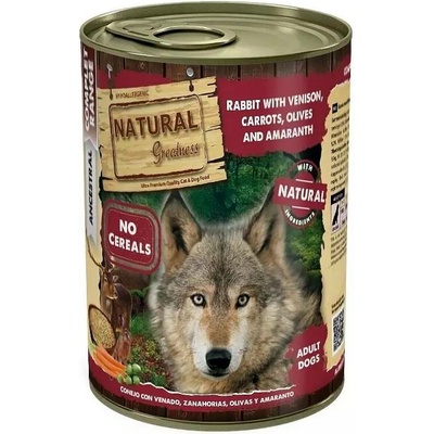 Natural greatness Adult zvěřina mrkev a hruška 400 g