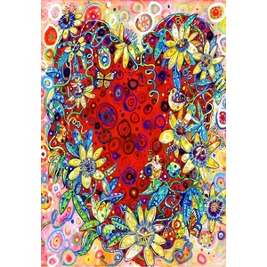 Bluebird Puzzle - Puzzle Sally Rich: Passion Flower 1000 - 1 000 piese