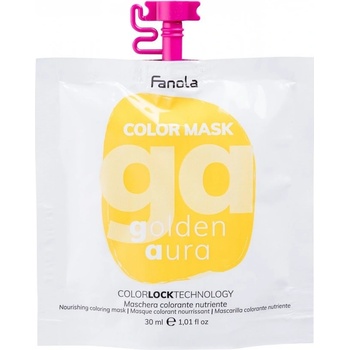 Fanola Color Mask barevné masky Golden Aura zlatá 30 ml