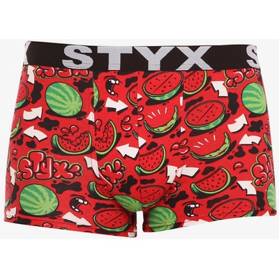 Styx Зелени и червени мъжки боксерки с шарка Styx art Melons Styx | Cherven | МЪЖЕ | 3XL