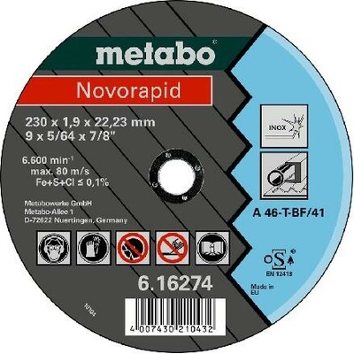 Metabo Rezný kotúč 115 x 1,0 x 22,23 mm 616270000