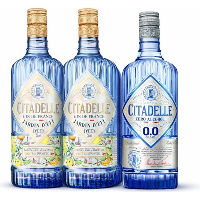 Citadelle Jardin d'été + Citadelle 0.0 41.5%, (set 2 x 0.7 L, 1 x 0.7 L)