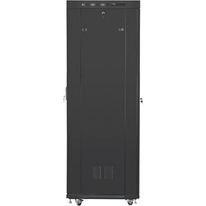 Lanberg rack cabinet 19" free-standing 42U/600x800 (flat pack) with mesh door lcd black v2 (FF01-6842-23BL) - gtcomputers