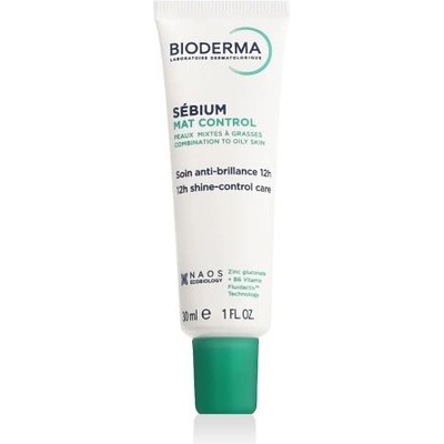 BIODERMA Sébium Mat Control 12h Shine-Control Care матиращ крем за лице 30 ml за жени