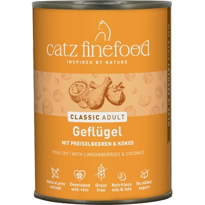 catz finefood 6 x sleď a krevety 400 g