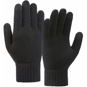 Плетени зимни ръкавици за тъч екрани - HR Braided Gloves (сив)