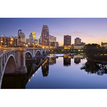DIMEX ART s. r. o Флизелинов фототапет център на минеаполис 375 x 250 см
