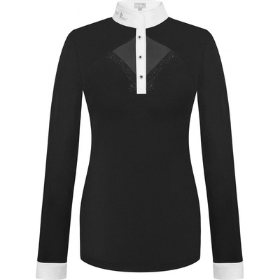 Fair Play Závodní jezdecké tričko s dlouhým rukávem CATHRINE LS Bordó