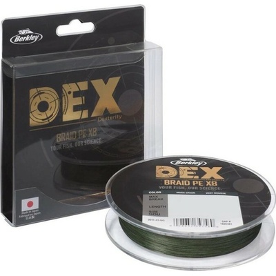 Berkley Šnúra DEX x8 Moss Green 0,04mm 4,1kg 300m