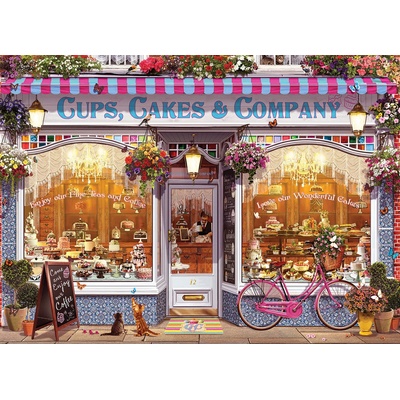 EUROGRAPHICS - Puzzle Walton: Cups, Cakes & Company - 1 000 piese