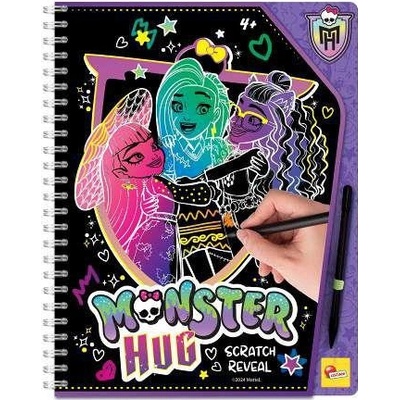 Lisciani Vyškrabávací omalovánky objetí Monster High