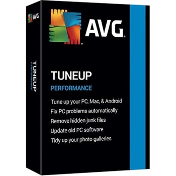AVG Tuneup , prodloužení licence pro 3 PC, 1 rok (TUHEN12EXXR003)