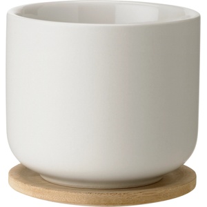 Stelton Чаша за чай Theo с поставка пясъчен цвят (x-632-1)