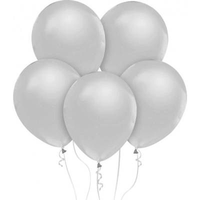 Godan 10 stříbrných latexových balónků 30 cm