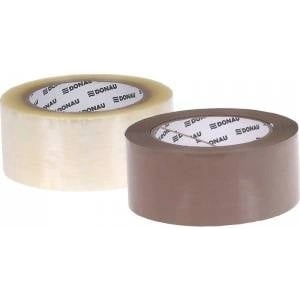 DONAU Packaging tape DONAU Hot-Melt, 48mm, 132m, 40micr. , brown