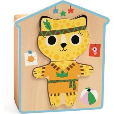 Djeco Puzzle Veselé kočičky