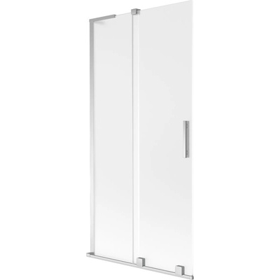 Mexen Velar L двукрилен плъзгащ душ параван 90 x 150 cm, матиран, хром - 896-090-003-31-01 (896-090-003-31-01)