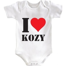 Dětské body I love kozy