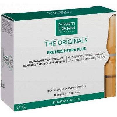 Martiderm Proteos Hydra Plus Ampulky s 5% vitamínom C pre suchú pleť 10 x 2 ml