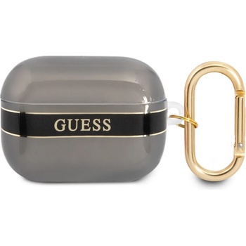 Image 1 of GUESS Калъф Guess TPU Printed Stripe Case for AirPods Pro - Черен