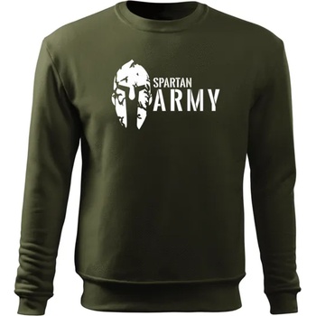 Image 1 of DRAGOWA мъжки суитшърт Spartan Army, маслиненозелен, 300г/м2 (5388)