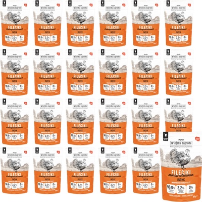 Wiejska Zagroda Monoproteinové filetky Krůta 24 x 85 g