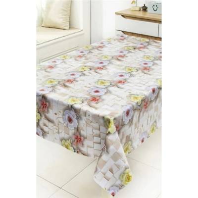 Obrus PVC MIS557, metráž, 20 m x 140 cm, ružové a žlté ruže, IMPOL TRADE