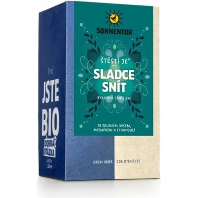 Sonnentor štěstí je sladce snít bio 27 g balení 6 ks