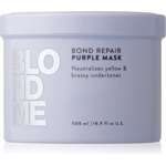 Schwarzkopf Blondme Bond Repair Purple Mask маска за коса неутрализиращ жълтеникавите оттенъци 500ml