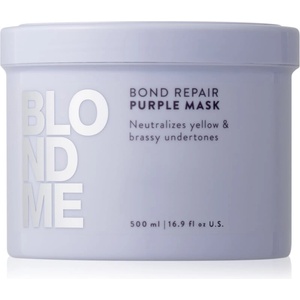 Schwarzkopf Blondme Bond Repair Purple Mask маска за коса неутрализиращ жълтеникавите оттенъци 500ml