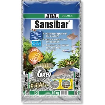 Jbl Sansibar GREY - Дънен, подхранващ субстрат за сладководни или соленоводни аквариуми и териариуми - 10 кг. - сив