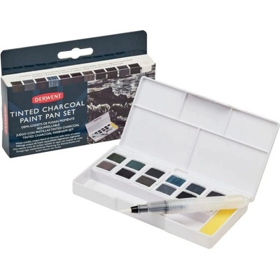 Derwent Tinted charcoal paint sada 12 ks