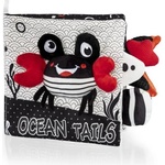 Zopa Сензорна плюшена книга, Crab (ZOP036705)