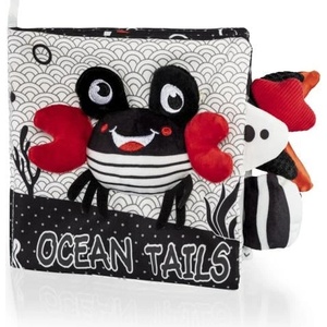 Zopa Сензорна плюшена книга, Crab (ZOP036705)